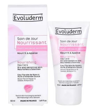 Evoluderm  Nourishing Day Care Cream With Rose