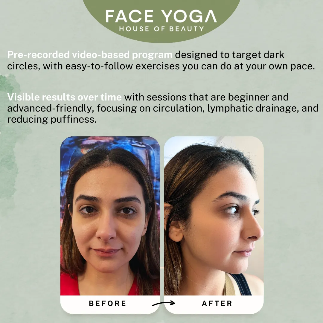 Face Yoga for Dark Circles Reduction (Pre-recorded)