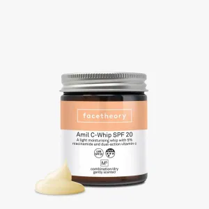 FACETHEORY Amil-C Whip M5 SPF 20-
with 5% Niacinamide and Dual Action Vitamin C