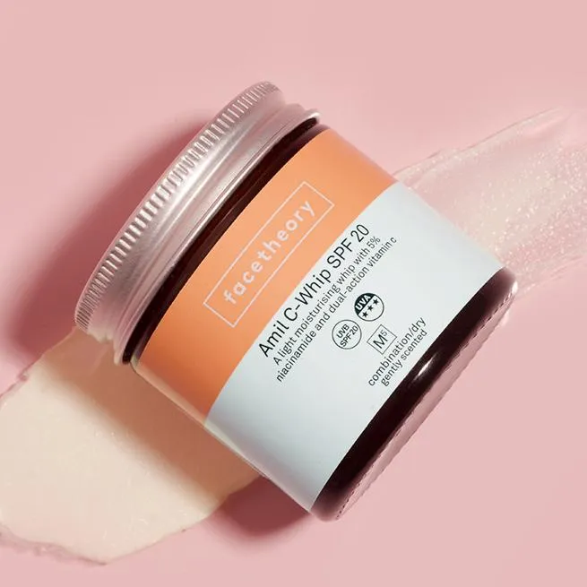 FACETHEORY Amil-C Whip M5 SPF 20-
with 5% Niacinamide and Dual Action Vitamin C