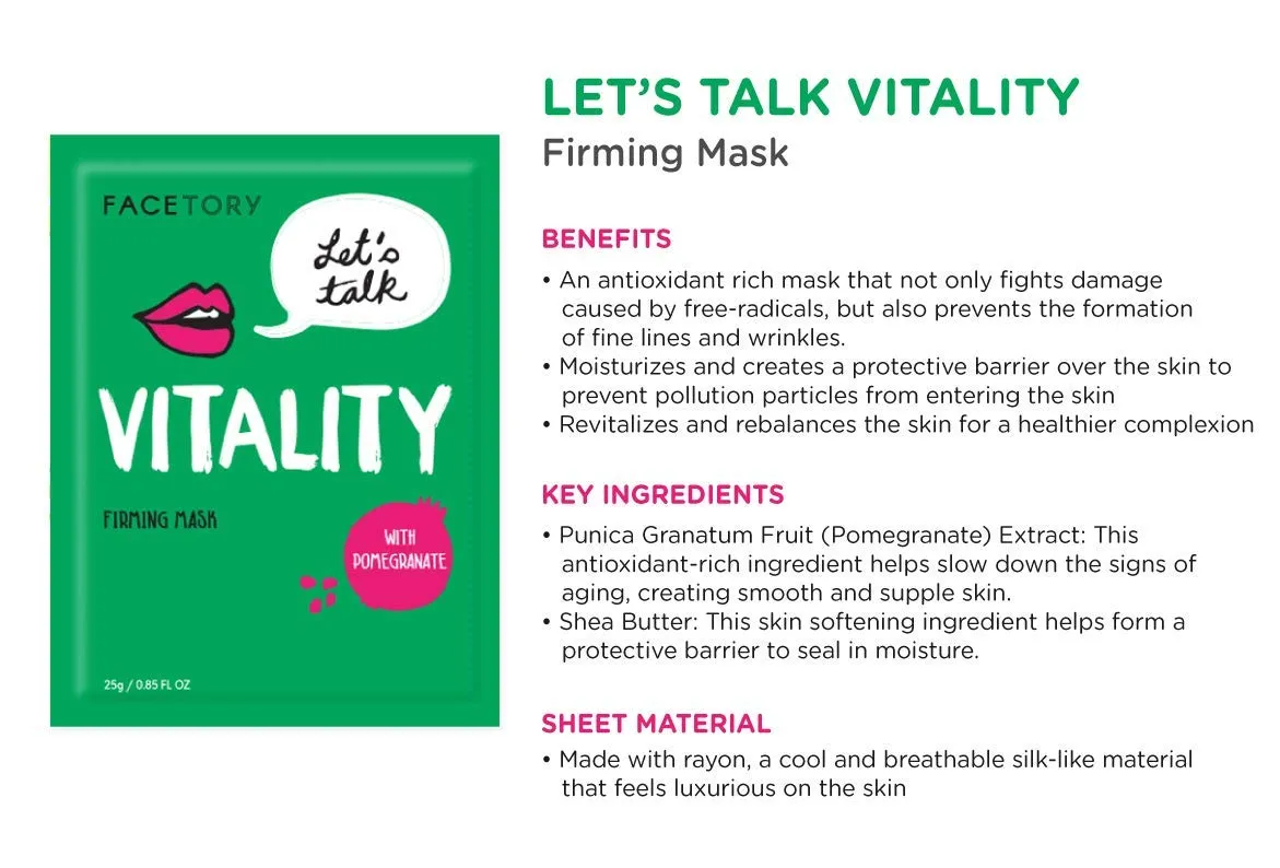 FaceTory 6 Sheet Mask Gift Set | Hydrate, Brighten, Moisturize for Glowing Skin