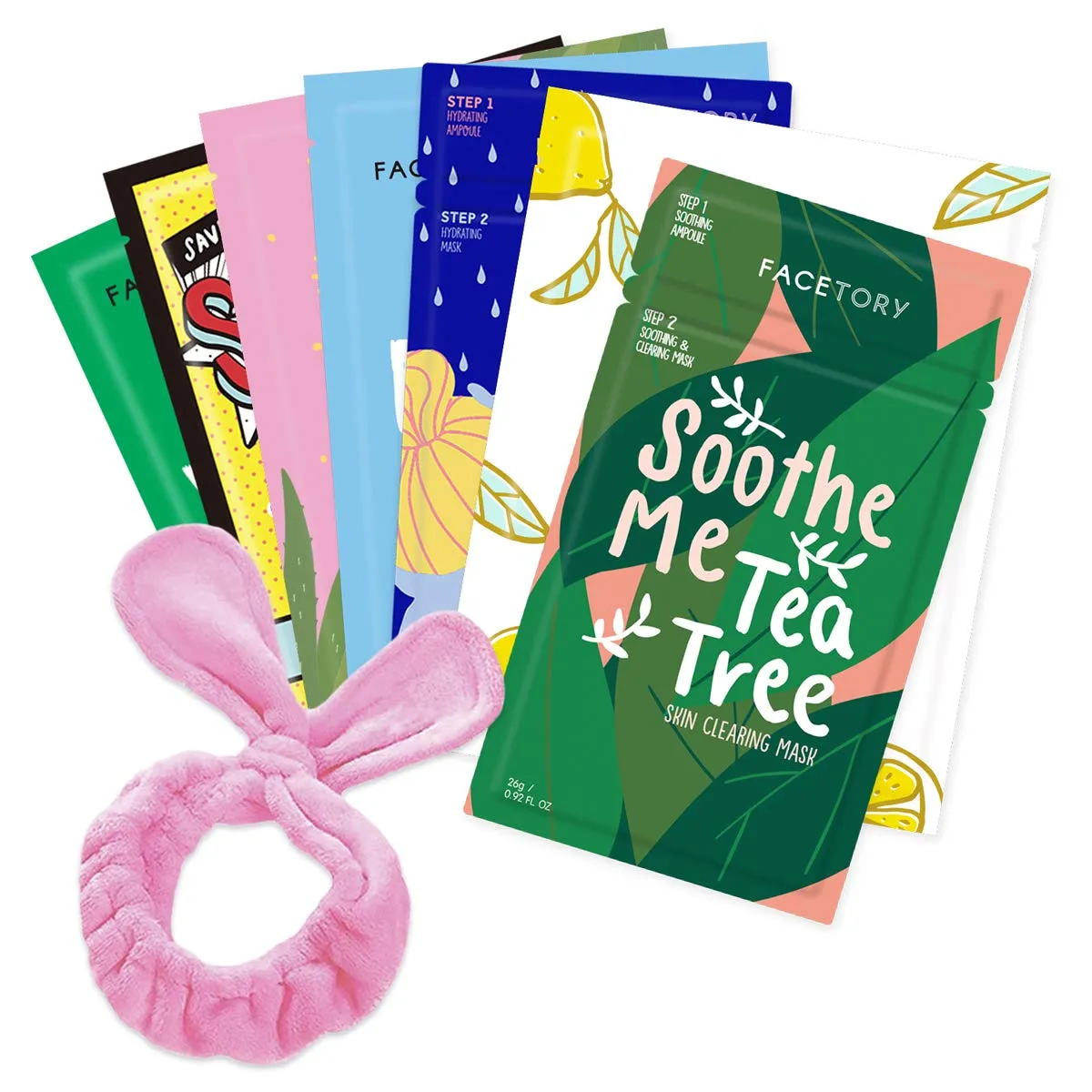 FaceTory Best of Seven Collection   Bunny Spa Headband