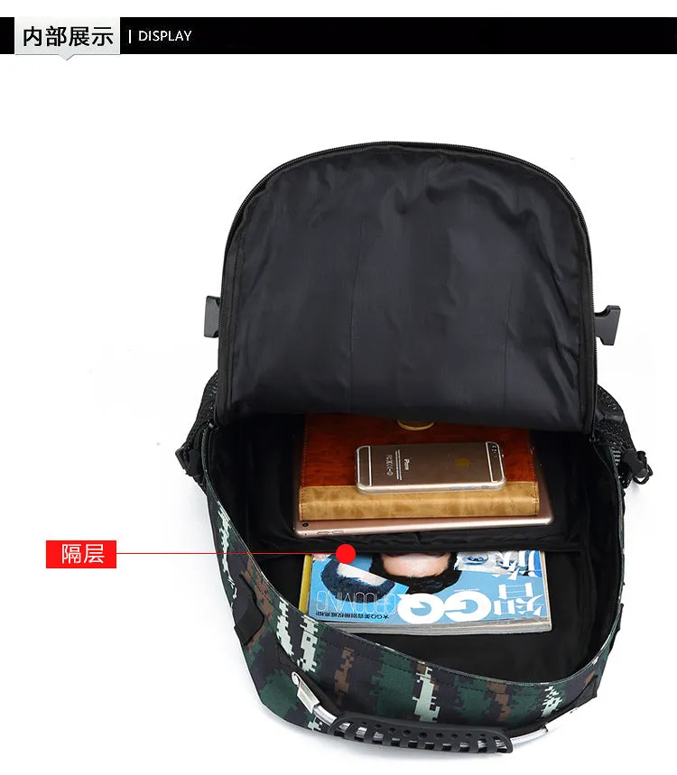 Fashionable Large Capacity Climbing Hiking Bags Backpack