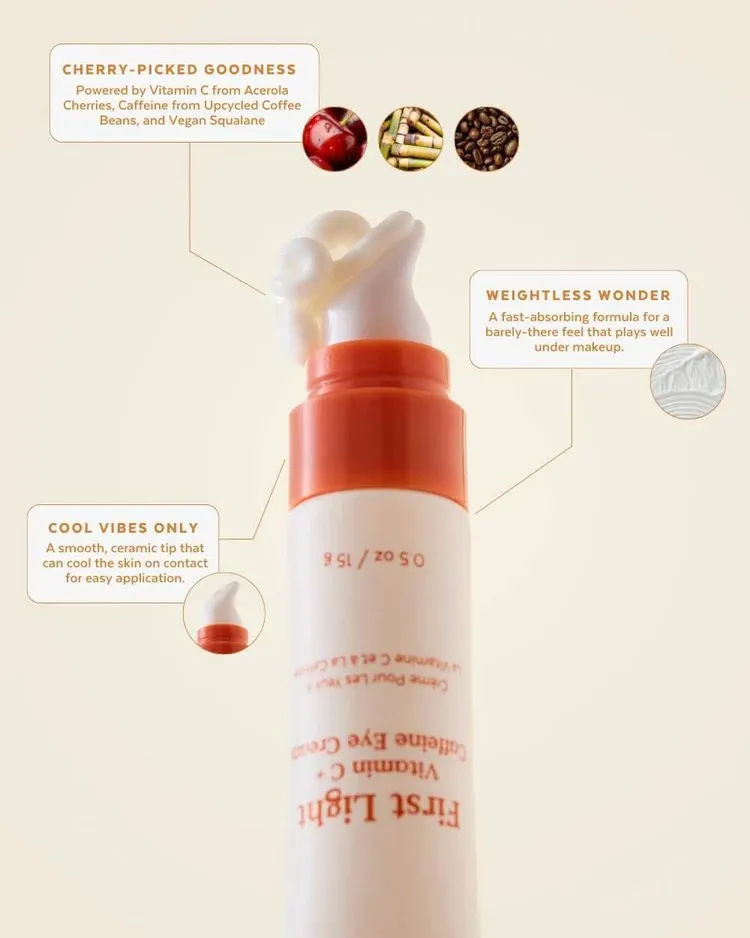 First Light Vitamin C   Caffeine Eye Cream