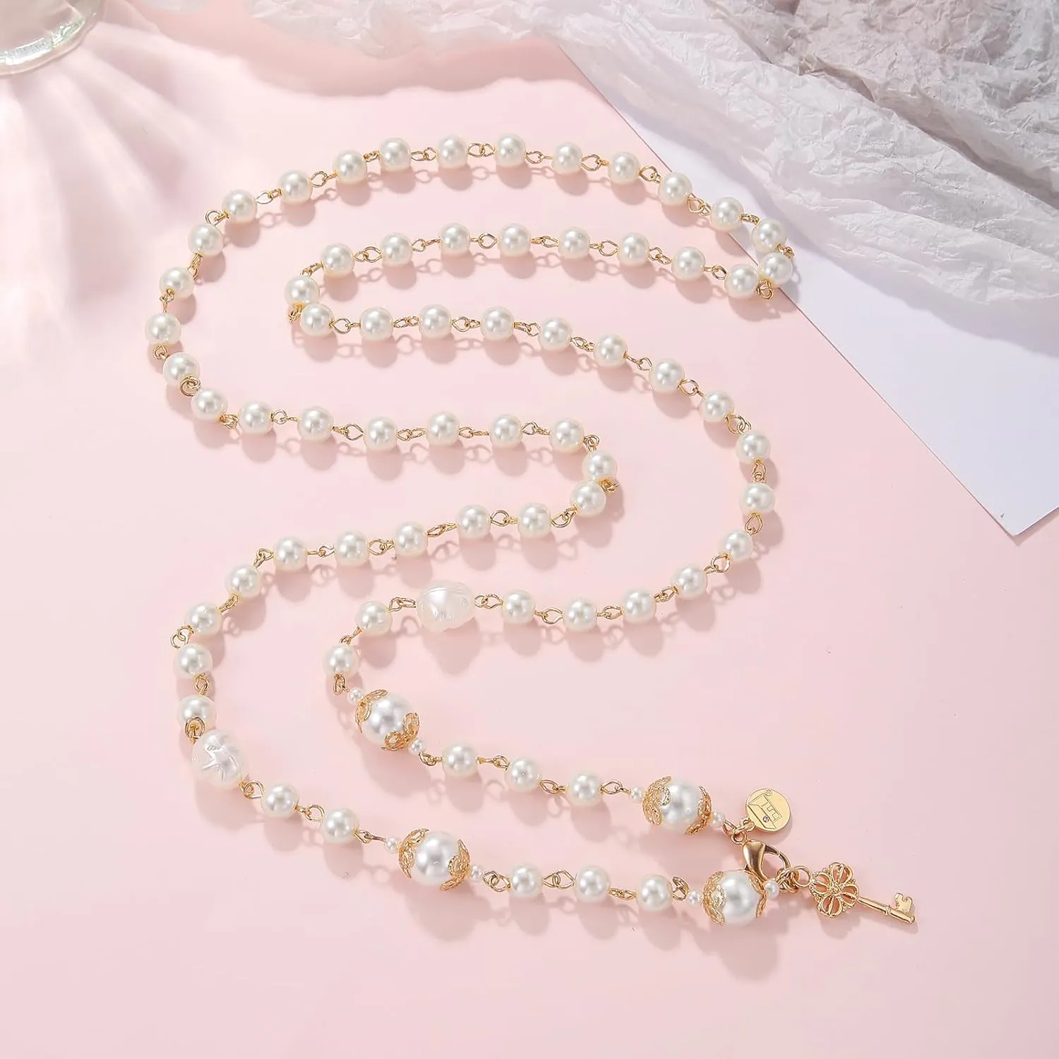 Firstmeet Vintage Imitation Pearl Choker Necklace Elegant Bridal Jewelry Set with Matching Earrings