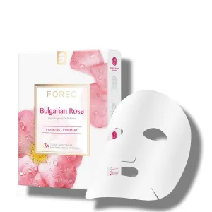 Foreo Farm to Face Bulgarian Rose Moisture-Boosting Sheet Face Mask (3 Pack)