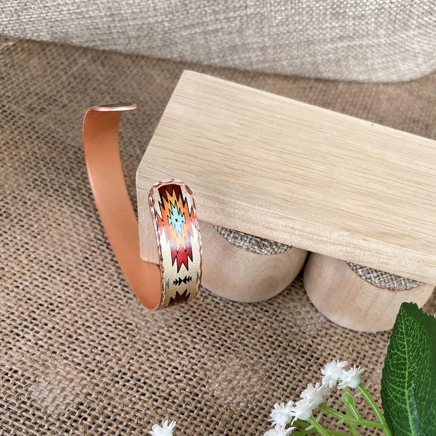 FRONT LINE JEWELRY Native American Copper Bracelets: Wolf/Bear/Horse/Zia/Pueblo/Sunflower/Butterfly/Dragonfly/Flower/Cat/Maple/Turtle