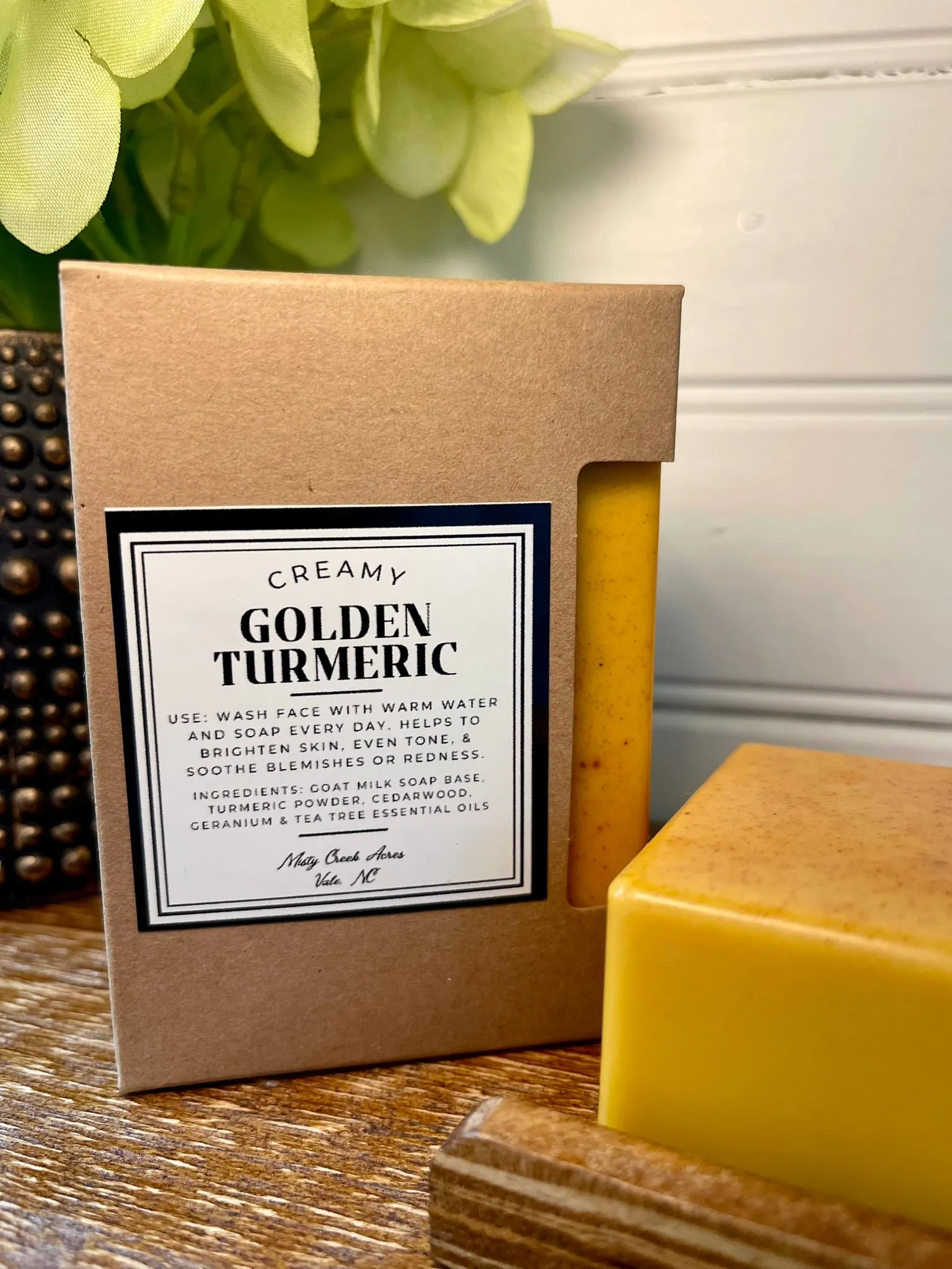 Golden Turmeric Goat Milk Soap – Nourishing & Clarifying