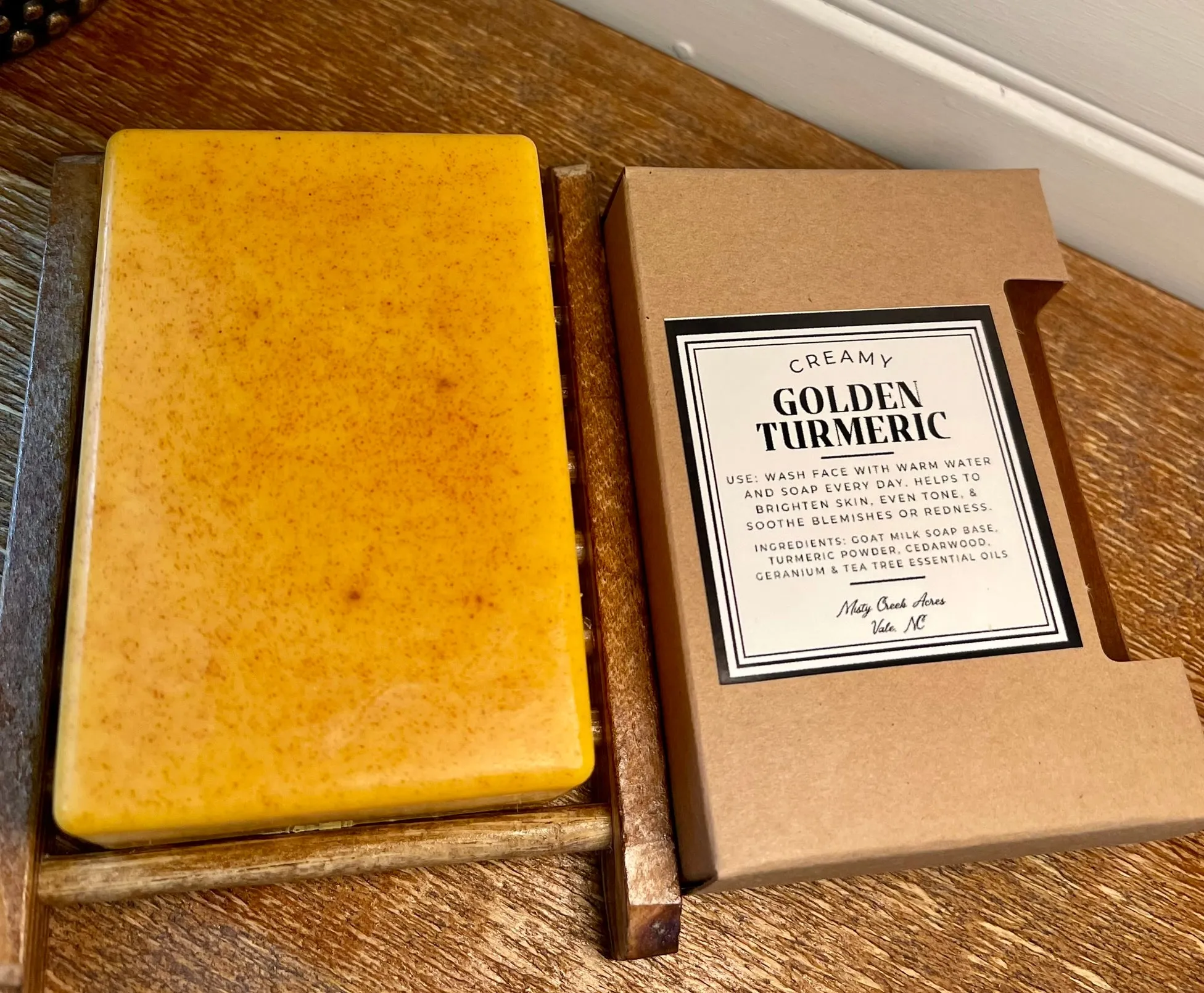 Golden Turmeric Goat Milk Soap – Nourishing & Clarifying