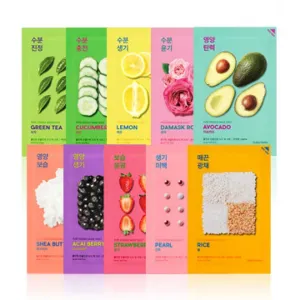 HOLIKA HOLIKA Pure Essence Mask Sheet, 10 sheets x 20ml/ 0.67fl.oz ea