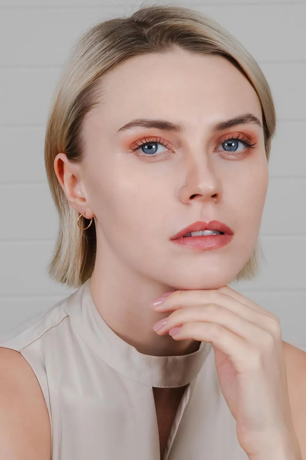 Hoops & Loops 925 Sterling Silver Open 1.5mm Thin Polished Round C-Hoop Earrings | Silver, Yellow, Rose Gold Flashed Sterling Silver 15mm 20mm 25mm 35mm 45mm
