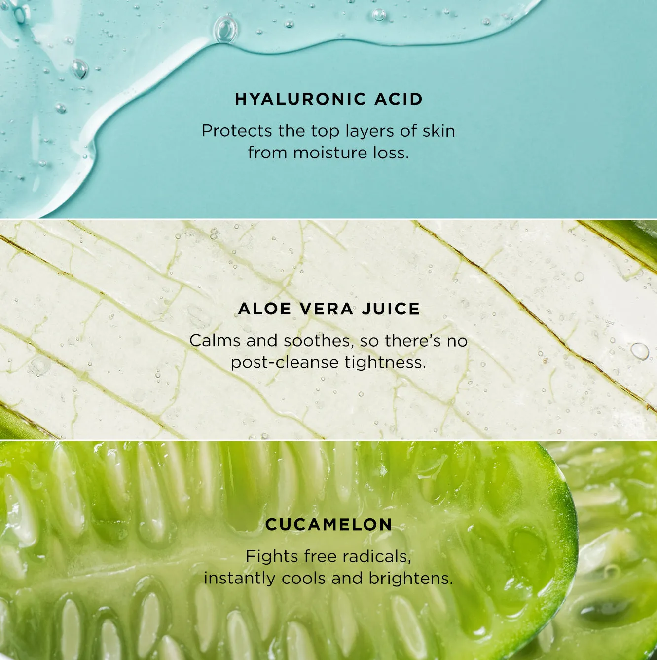 Hydrating Cleanser refreshing facial gelée
