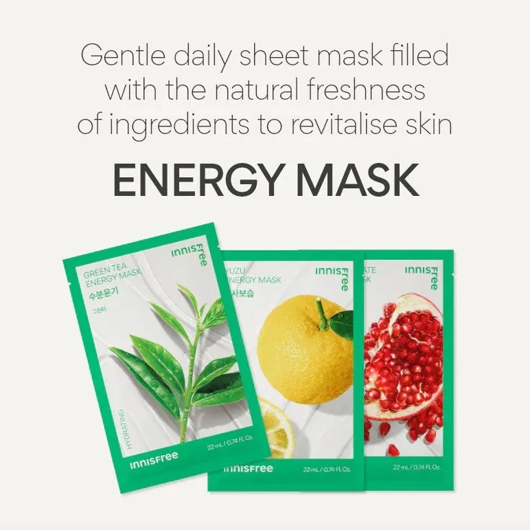 Innisfree Energy Mask (9 Types)