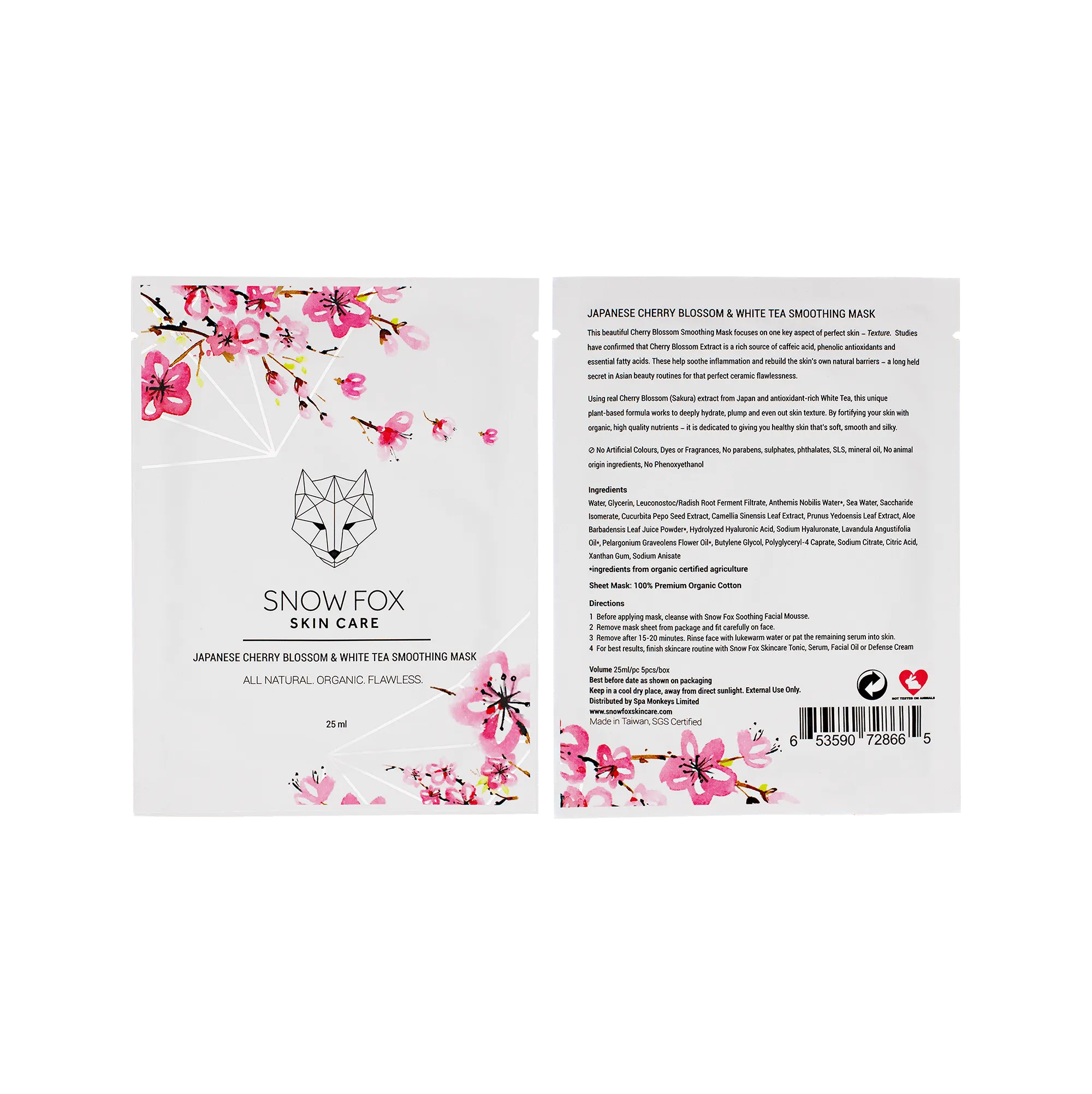 Japanese Cherry Blossom & White Tea Smoothing Mask