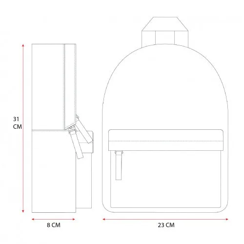 Kidzroom Kindergarten Backpack 31x23x8cm | Perfect Picnic Sand