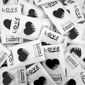 L-O-V-E Enamel Pin