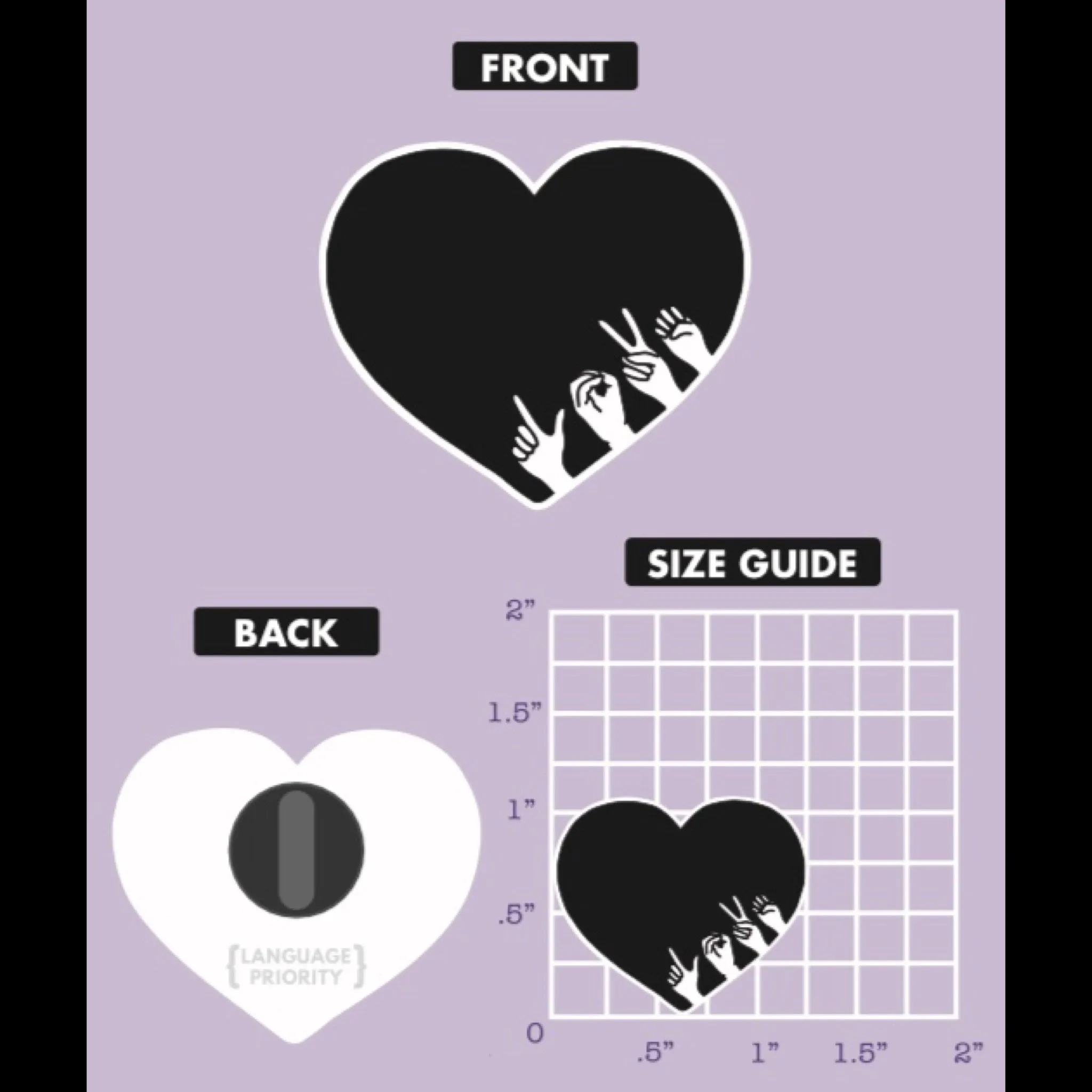 L-O-V-E Enamel Pin