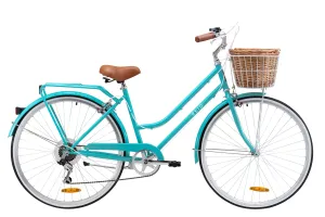 Ladies Classic Plus Vintage Bike Turquoise