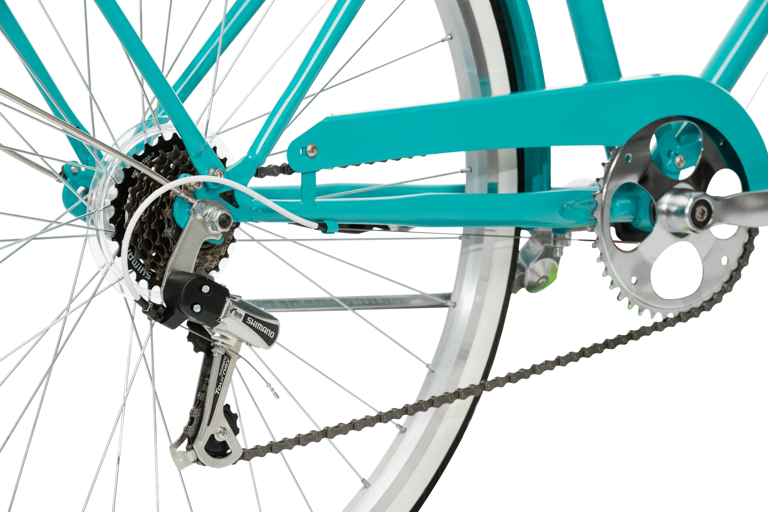 Ladies Classic Plus Vintage Bike Turquoise