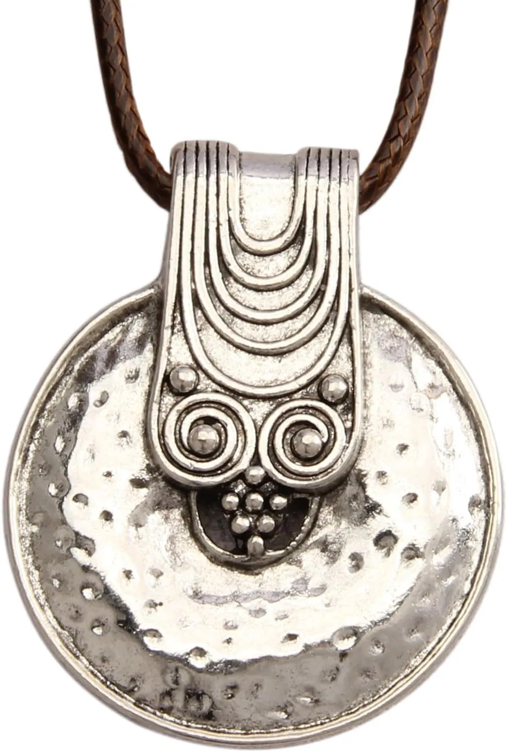 Long Necklace for Women Bohemian Necklaces Long Choker Necklace Handmade Black Leather Necklace Hippie Style Jewelry