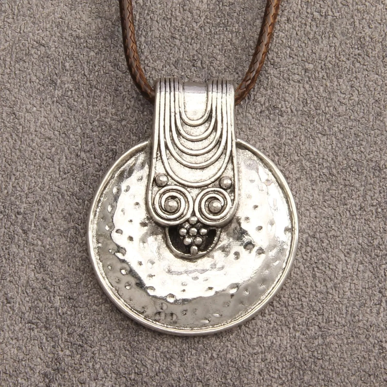 Long Necklace for Women Bohemian Necklaces Long Choker Necklace Handmade Black Leather Necklace Hippie Style Jewelry