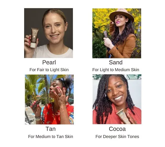 Love Sun Body Glow Natural Daily Tinted Mineral Face Sunscreen & Moisturizer, Certified 100% Natural Origin, SPF 30 Broad Spectrum, Anti-Aging Sunblock Lotion, Sensitive Skin Safe, Travel Size, Reef Safe, Fragrance-Free, Cosmos Natural (Sand)