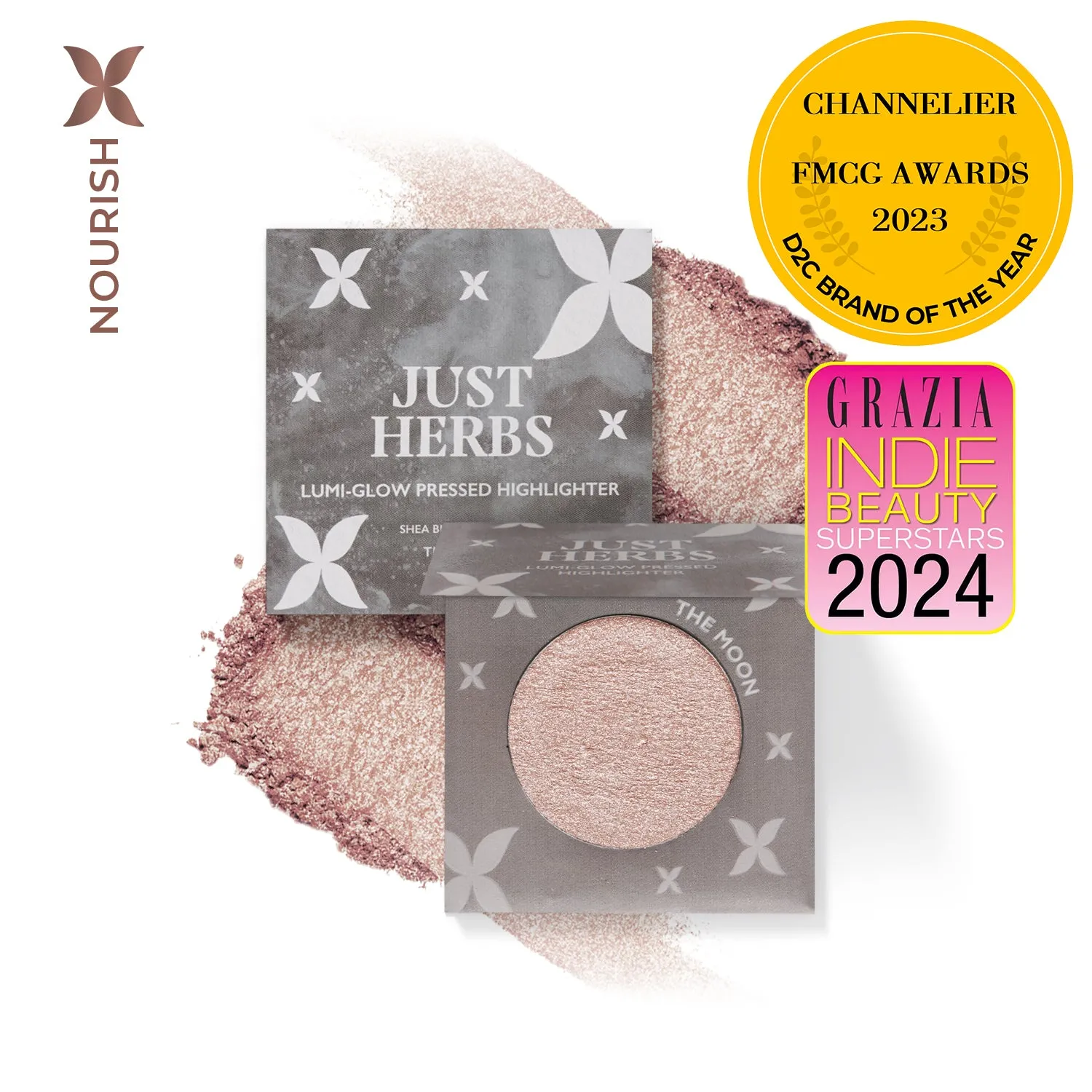 Lumi-glow Pressed Highlighter with Shea Butter and Amla : 3.5 g