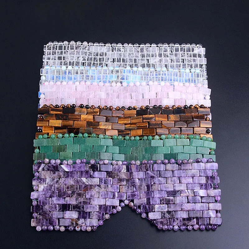 Luxe Gemstone Crystal Eye Mask
