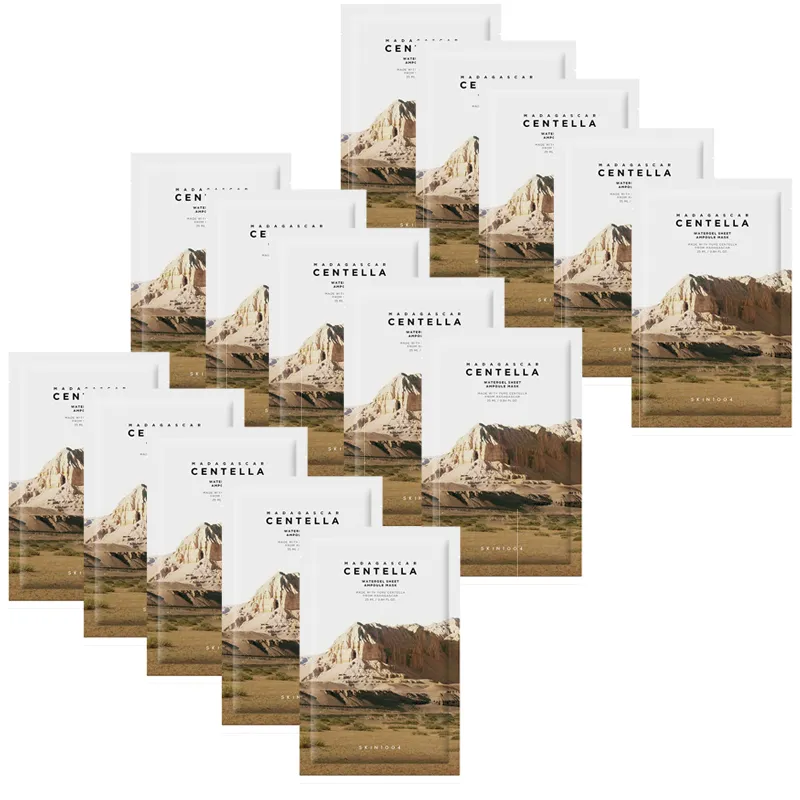 Madagascar Centella Watergel Sheet Ampoule Mask Bundle (15pcs)