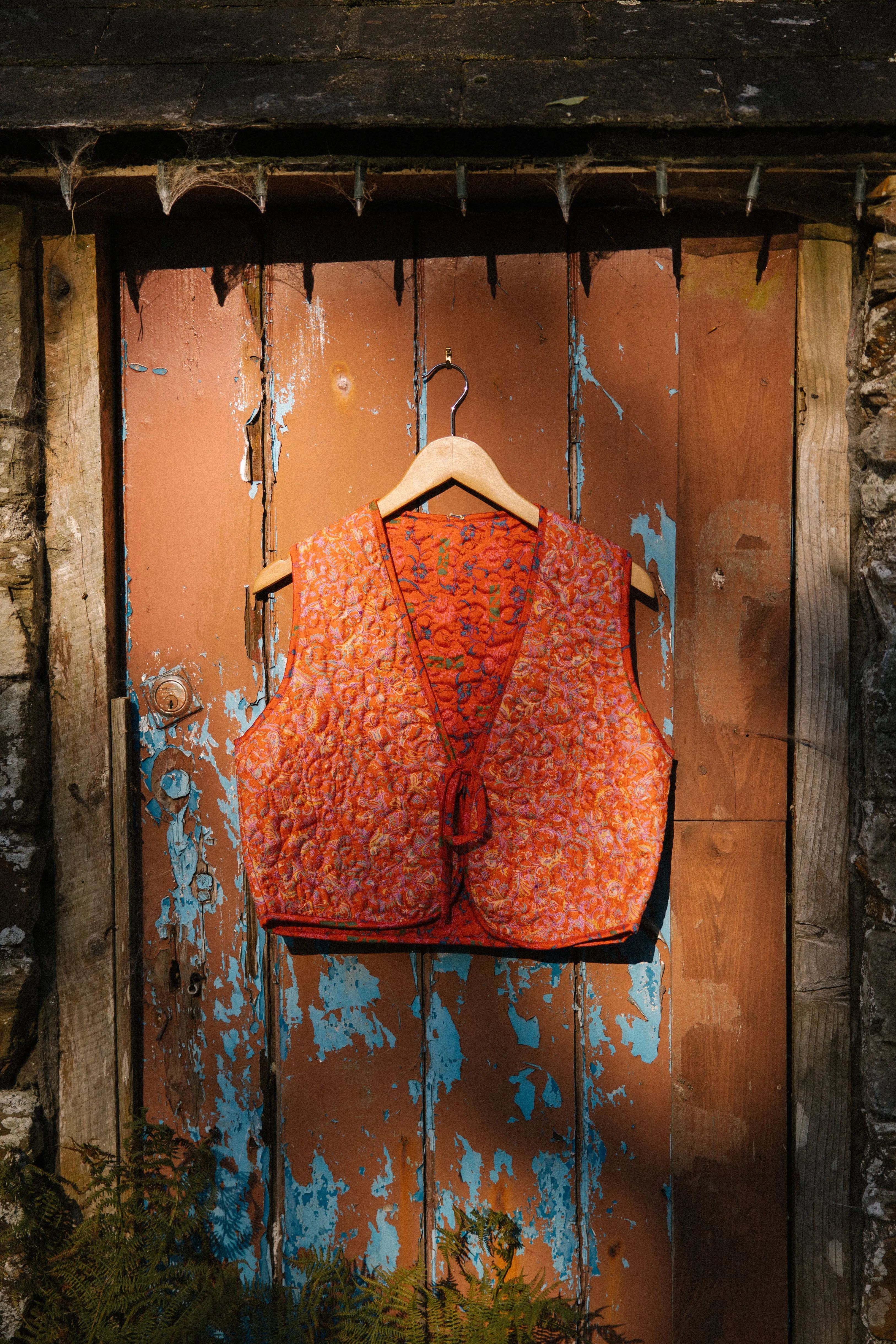 Melissa Silk Reversible Waistcoat L - 072