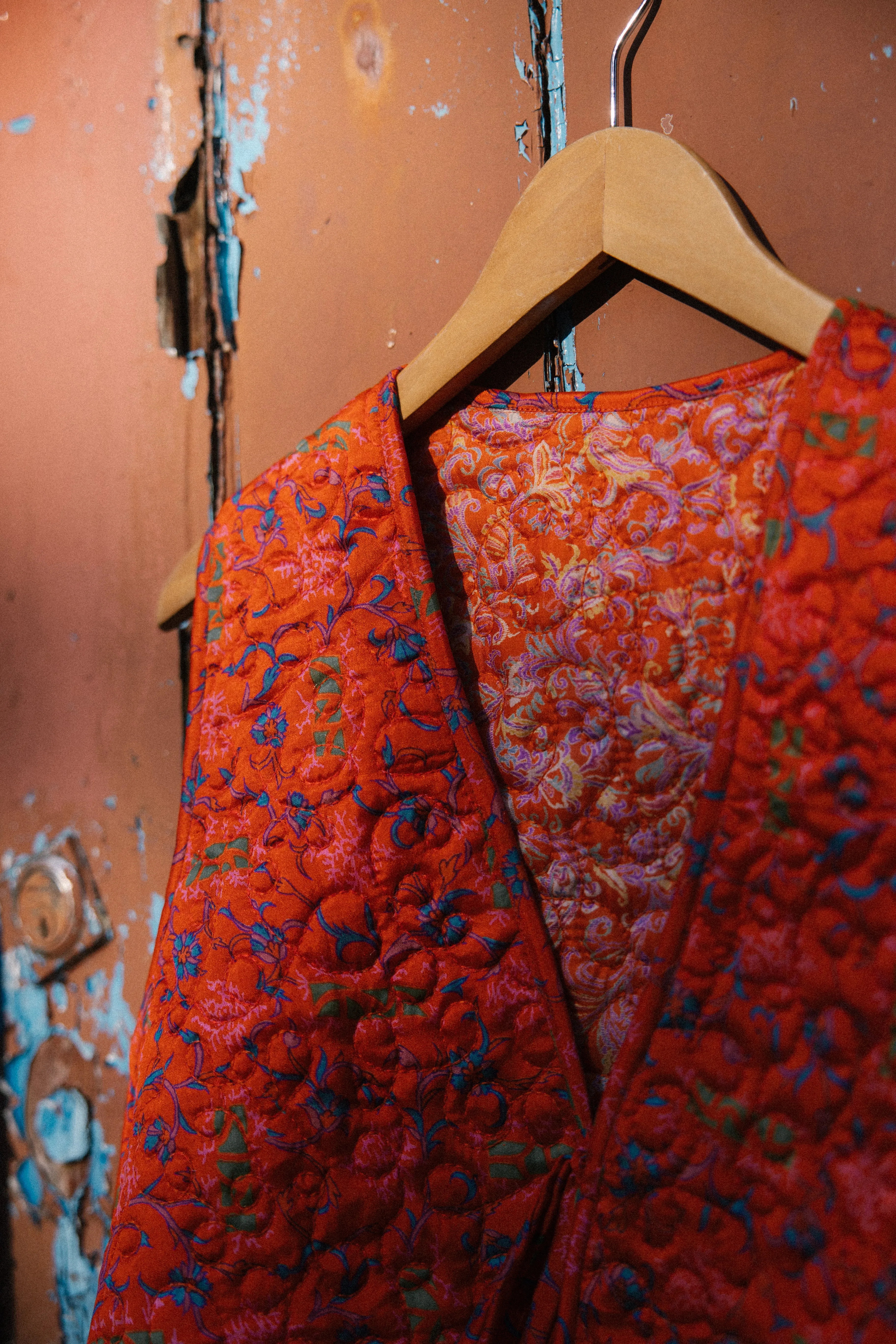 Melissa Silk Reversible Waistcoat L - 072