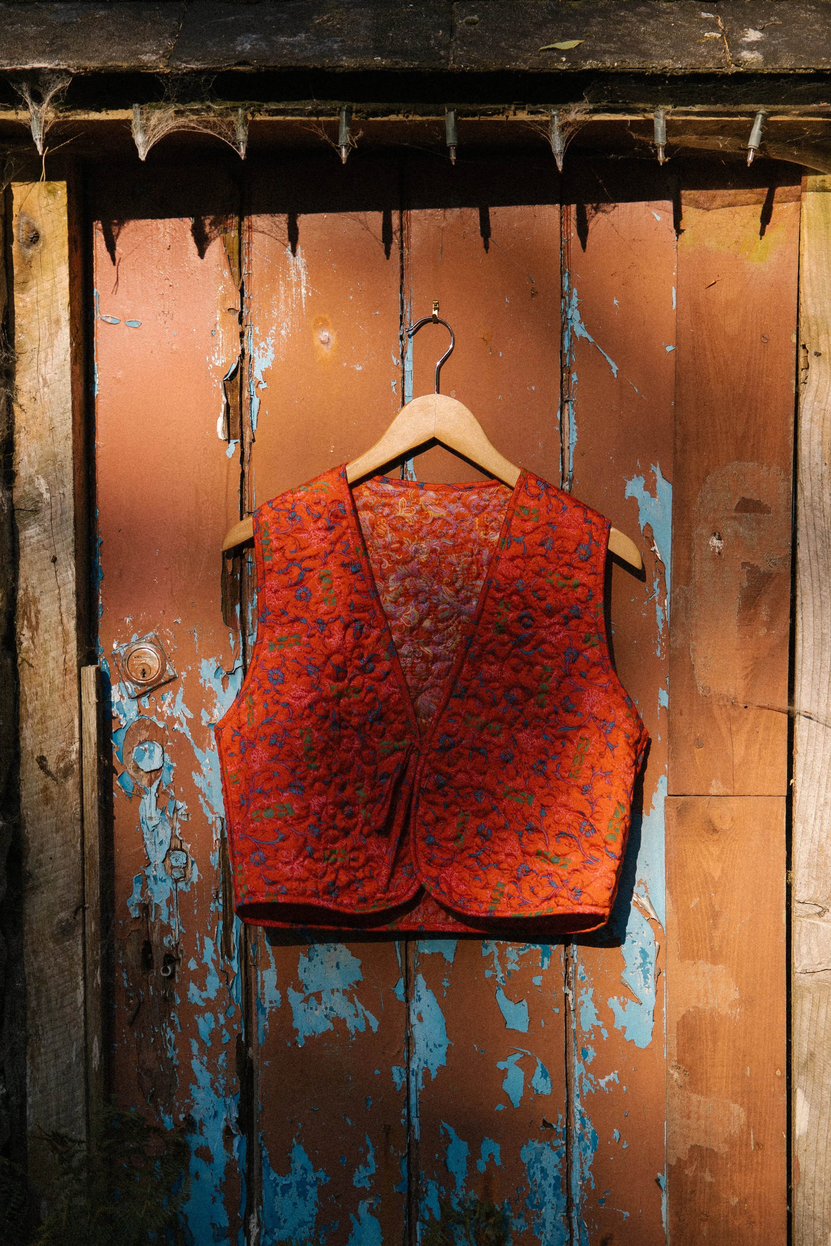 Melissa Silk Reversible Waistcoat L - 072
