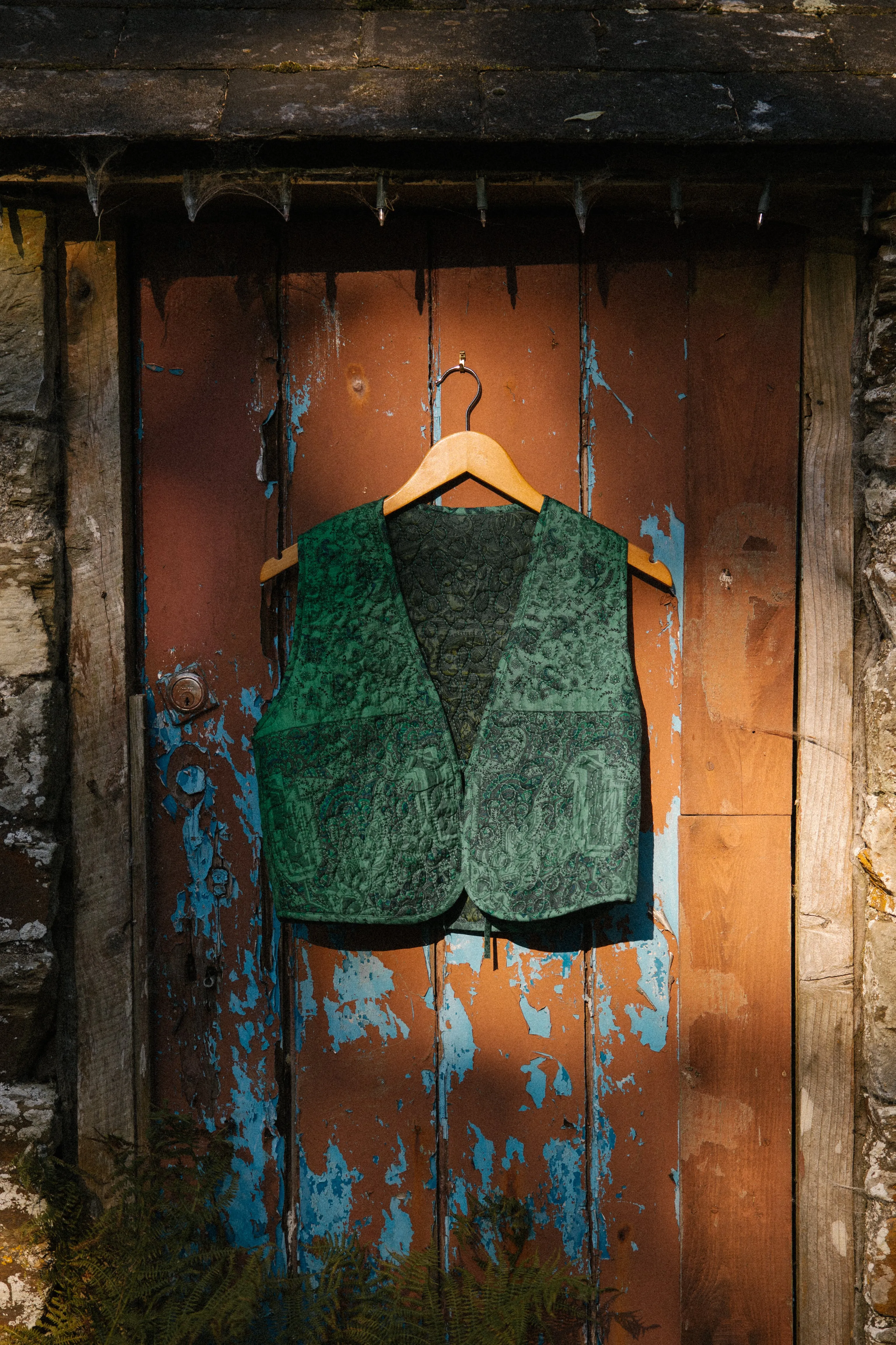 Melissa Silk Reversible Waistcoat L - 073