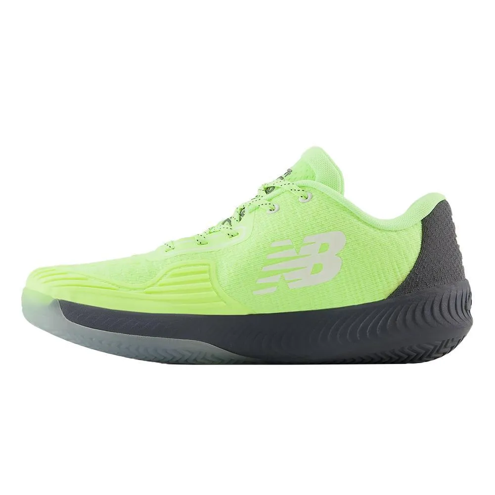 Men`s FuelCell 996v5 D Width Clay Tennis Shoes Bleached Lime Glo