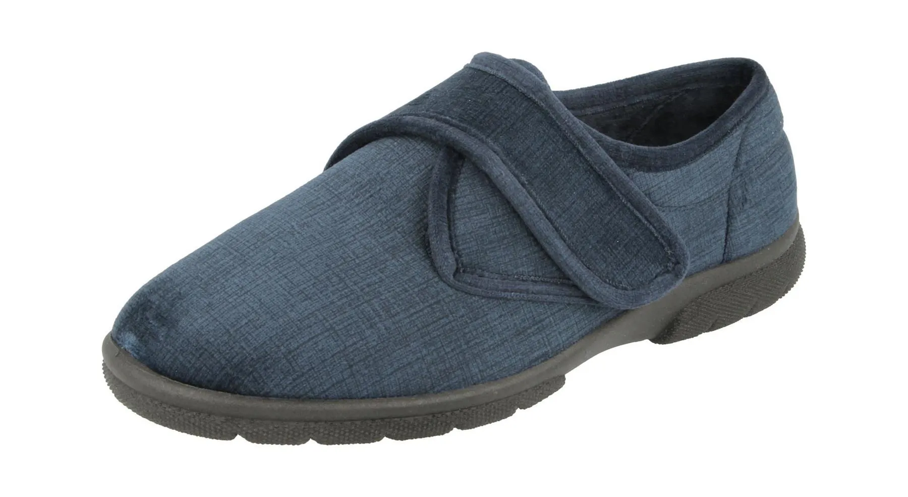 Men'S Slippers / House Shoes (Hallam)2V Wide Fit By Db Shoes in Navy