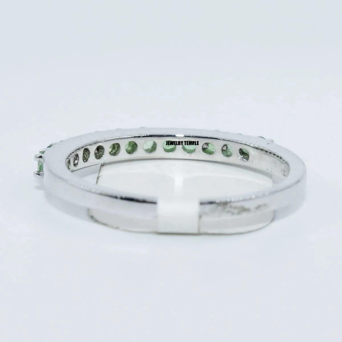 Natural tsavorite Gemstone/Cocktail Rings for Woman/Romantic Designer's Band / 2 mm/Statement Ring green Garnet for Girls (8)