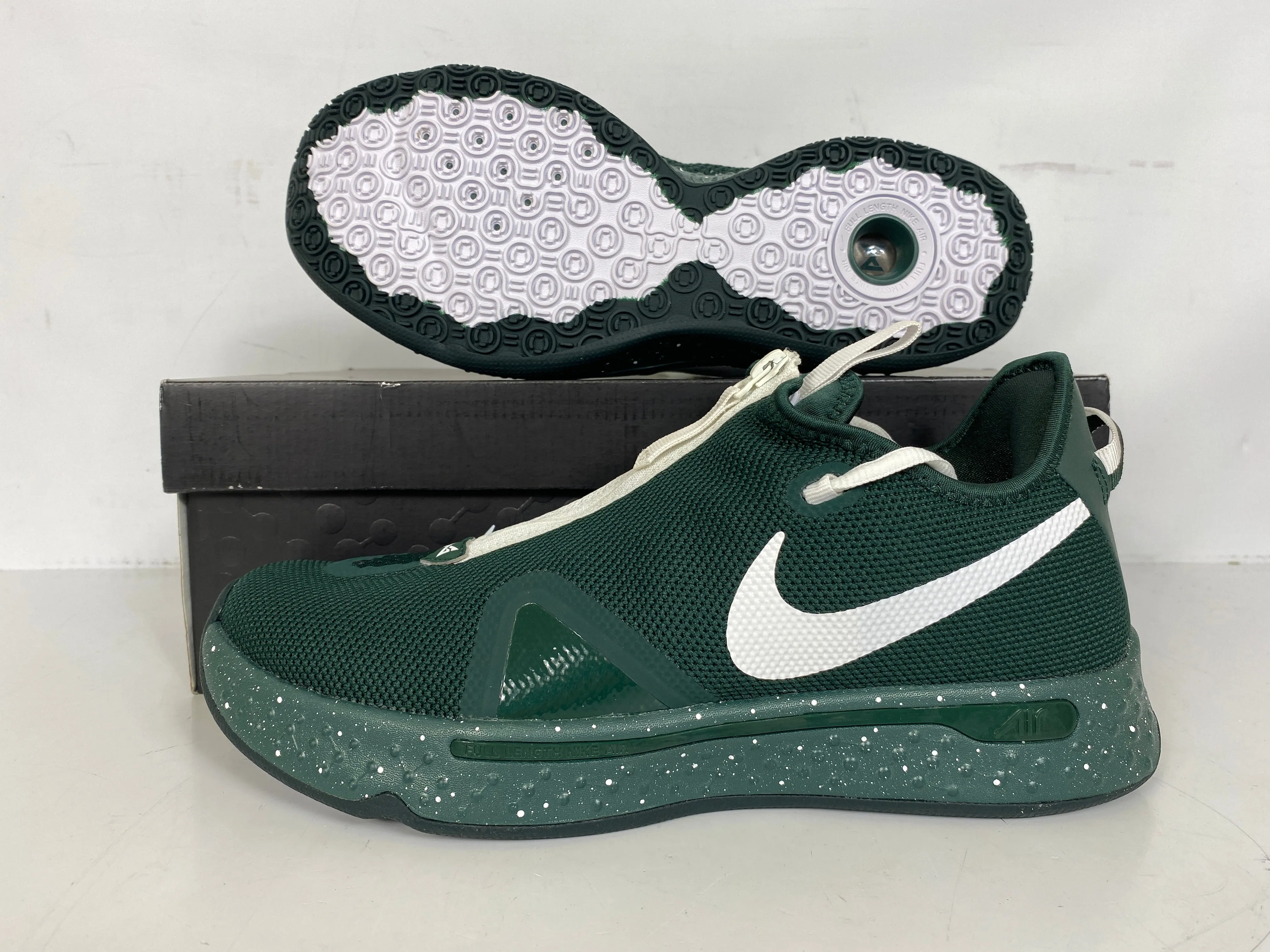 Nike Green PG4 Basketball Shoes Men's Size 15