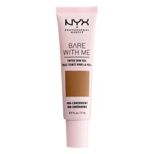 NYX PROFESSIONAL MAKEUP Bare With Me Tinted Skin Veil, Lightweight BB Cream - Cinnamon Mahogany