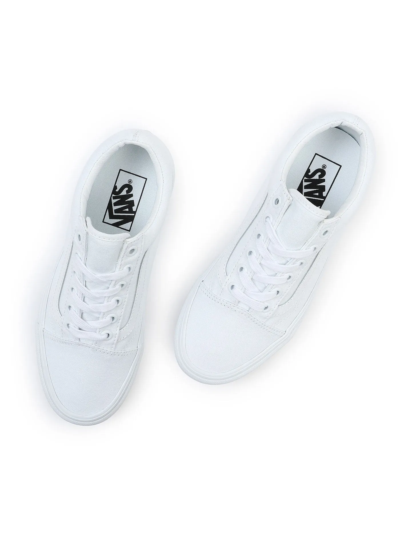 Old Skool Stackform True White Shoes
