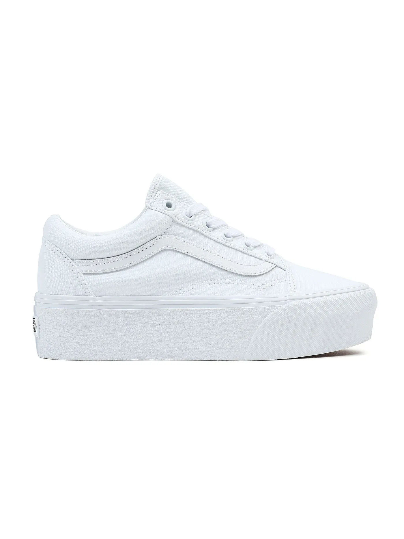 Old Skool Stackform True White Shoes