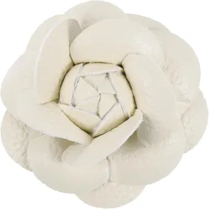 PATIKIL Flower Hair Clips, Camellia Hairpin Floral Brooches Pin Handmade Leather Flower Brooch for Lady Bridal Women Hat Dress