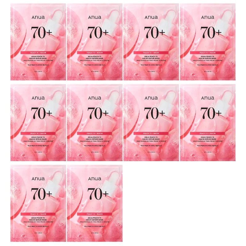 Peach 70 Niacin Serum Mask Set (10 masks)