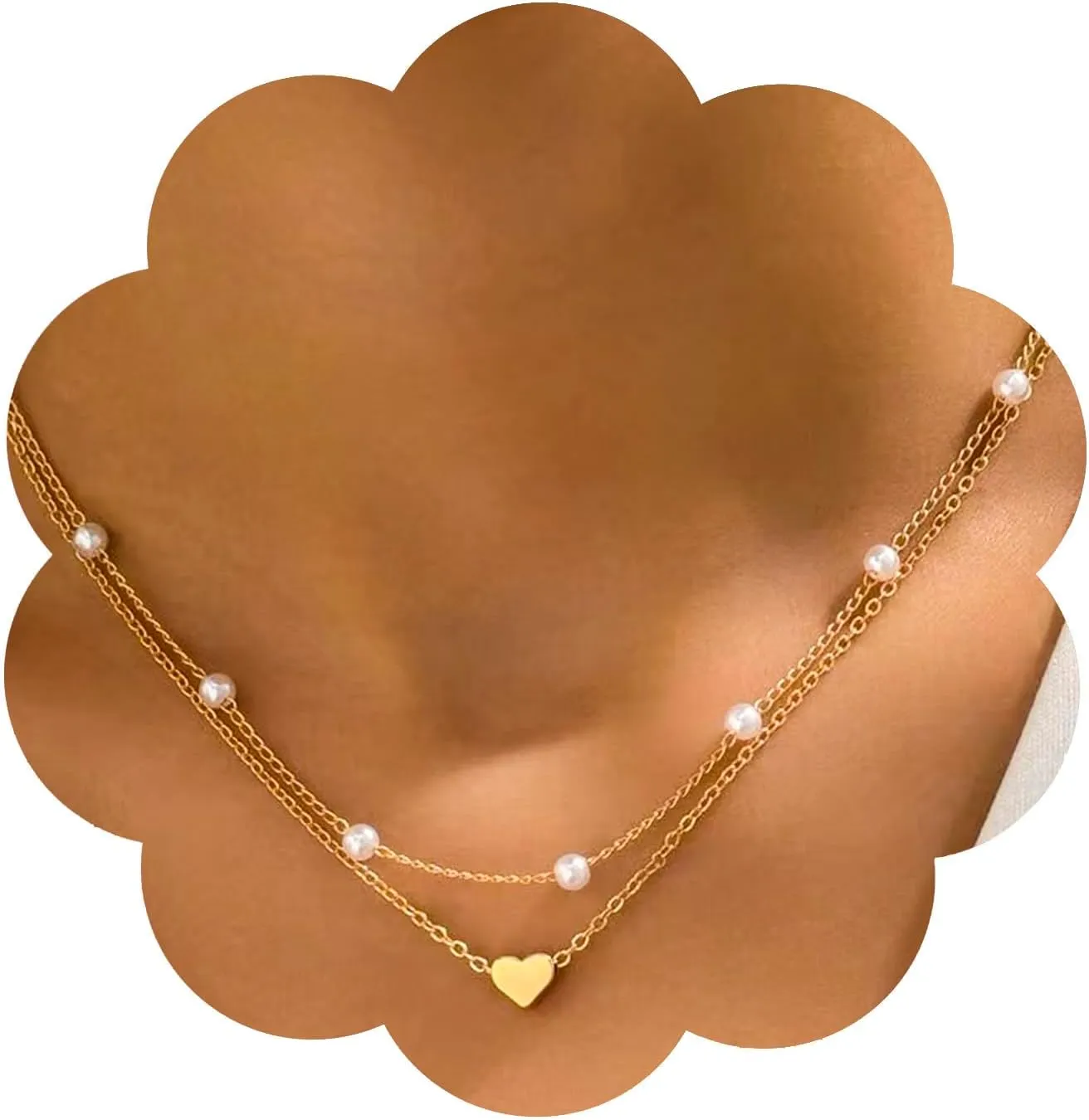 Pearls jewelry set, Pearls jewelry set for women, Pearls necklaces for women, Pearls set, Collar de perlas para mujer, Wedding necklace, Dainty pearls necklace