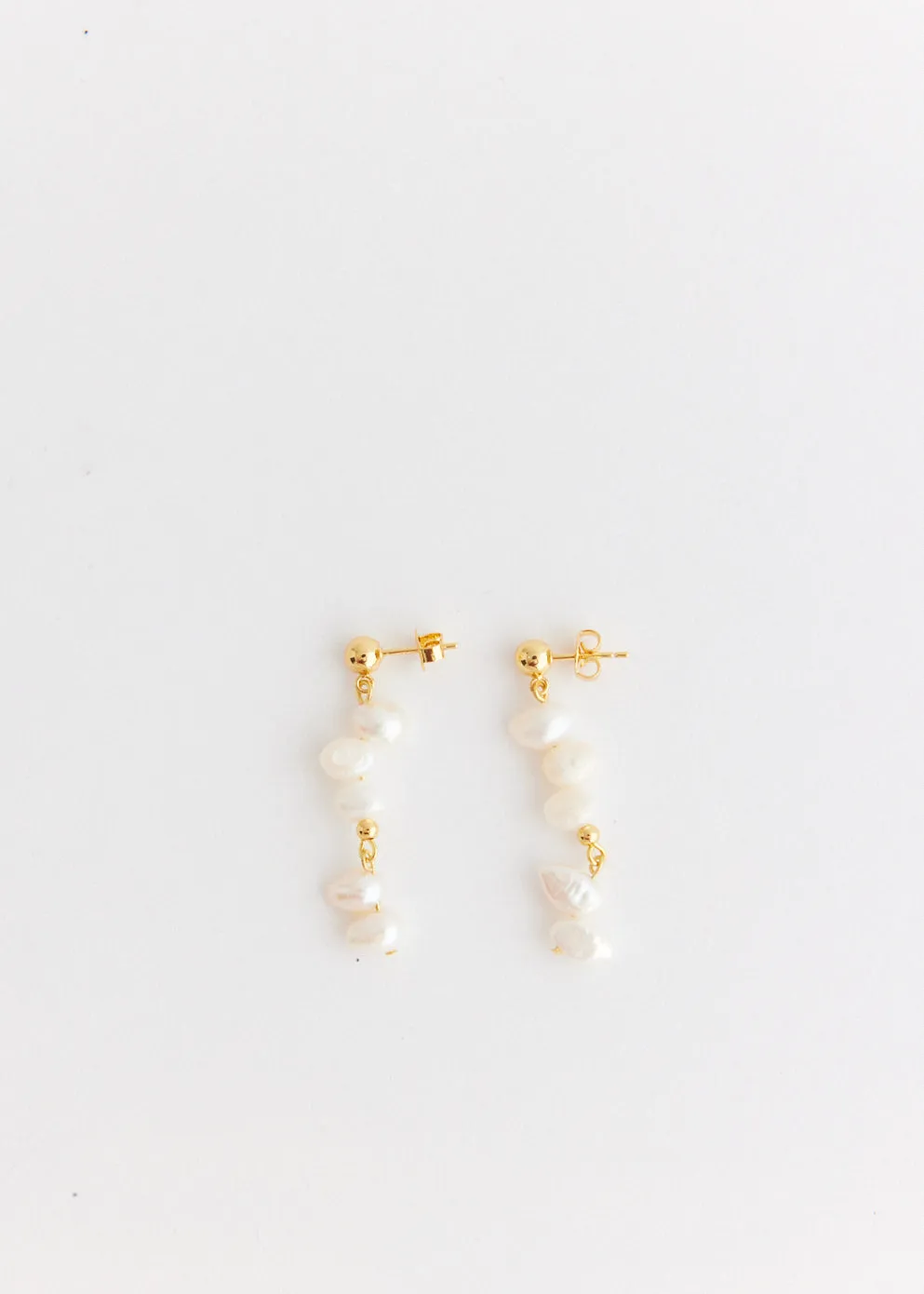 Pearly Drop Earrings