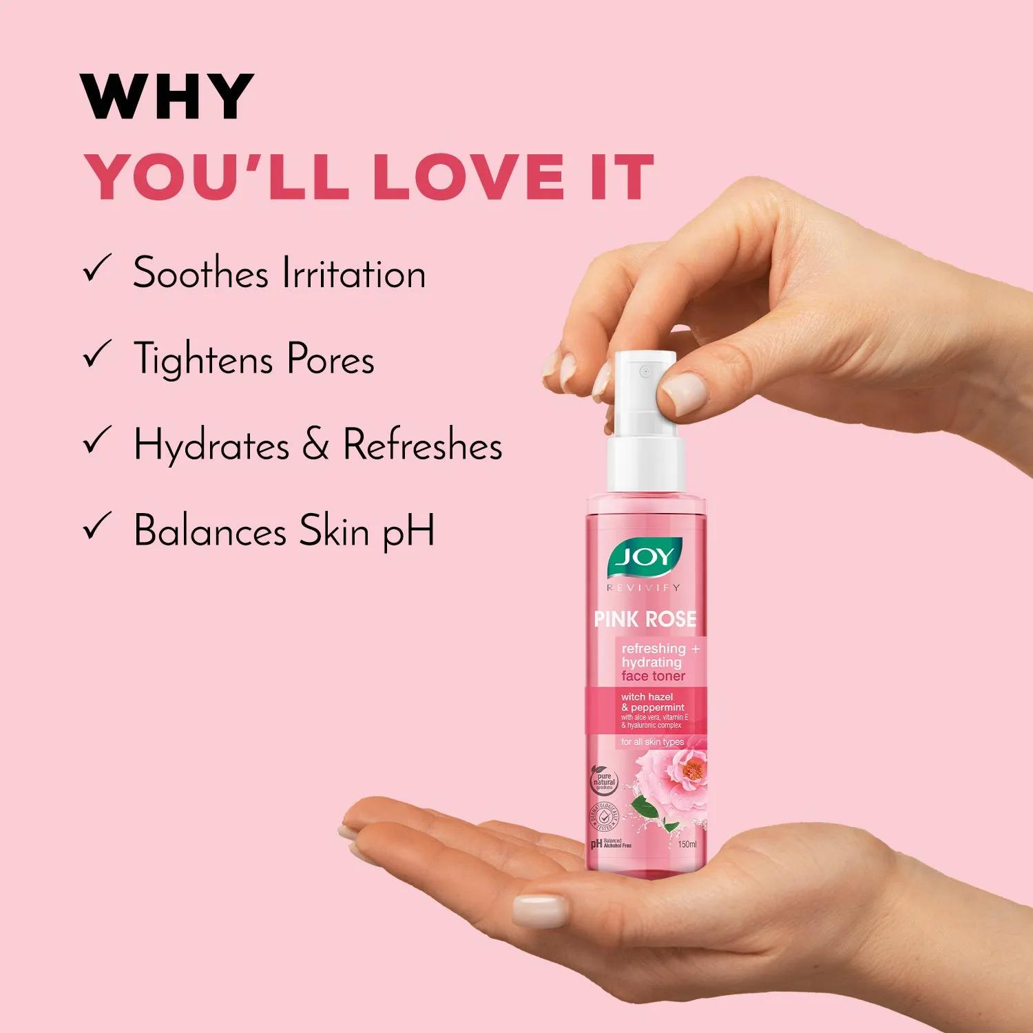 Pink Rose Refreshing   Hydrating Toner