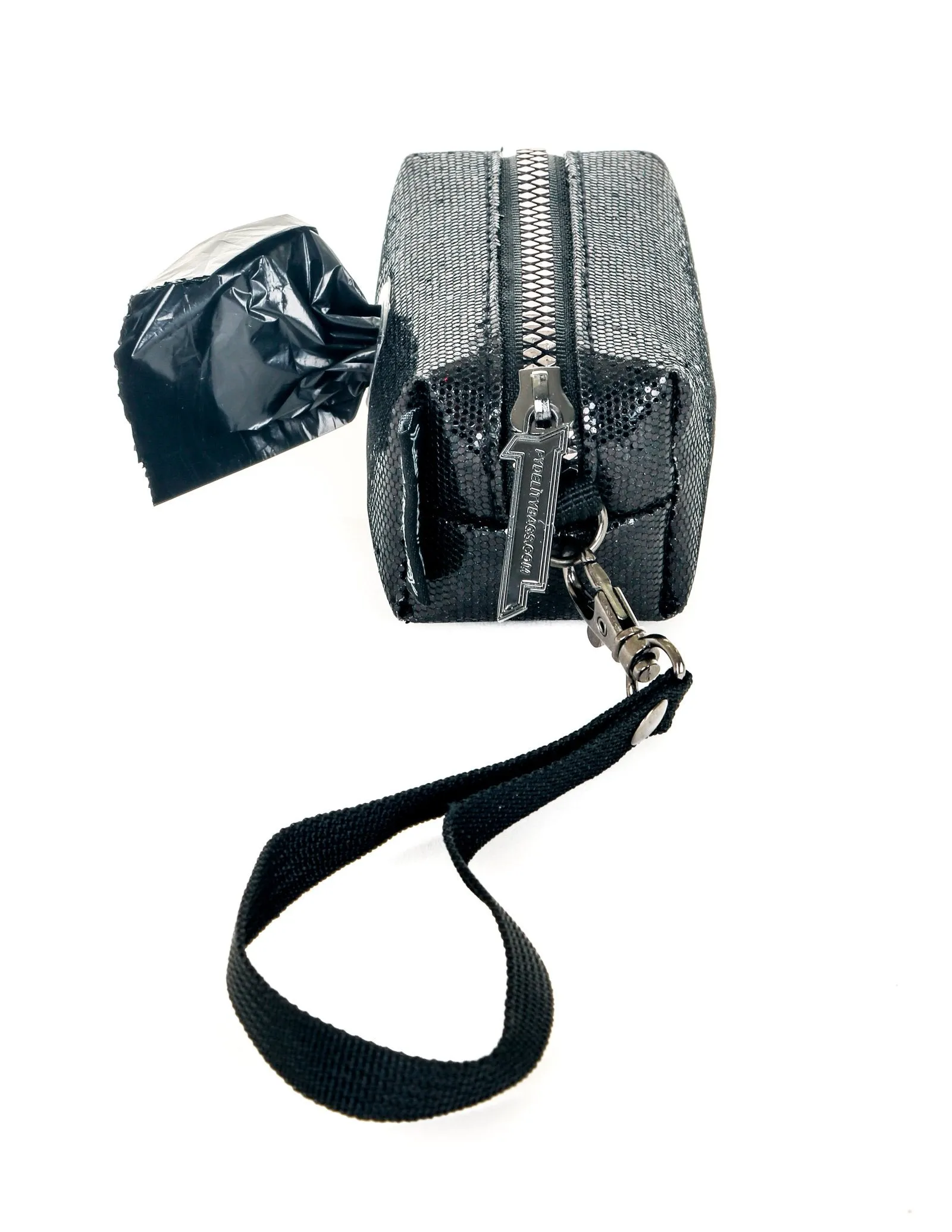 poopyCUTE | Cute Poop Bag Holder | GLAM Black