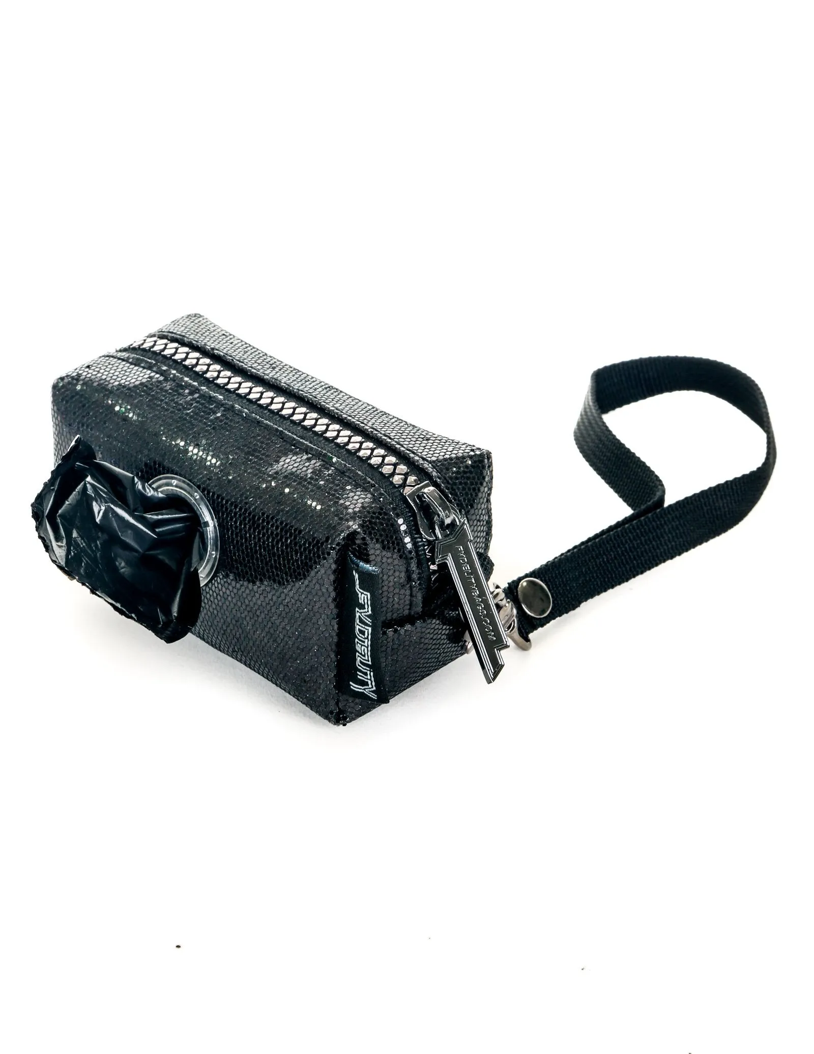 poopyCUTE | Cute Poop Bag Holder | GLAM Black