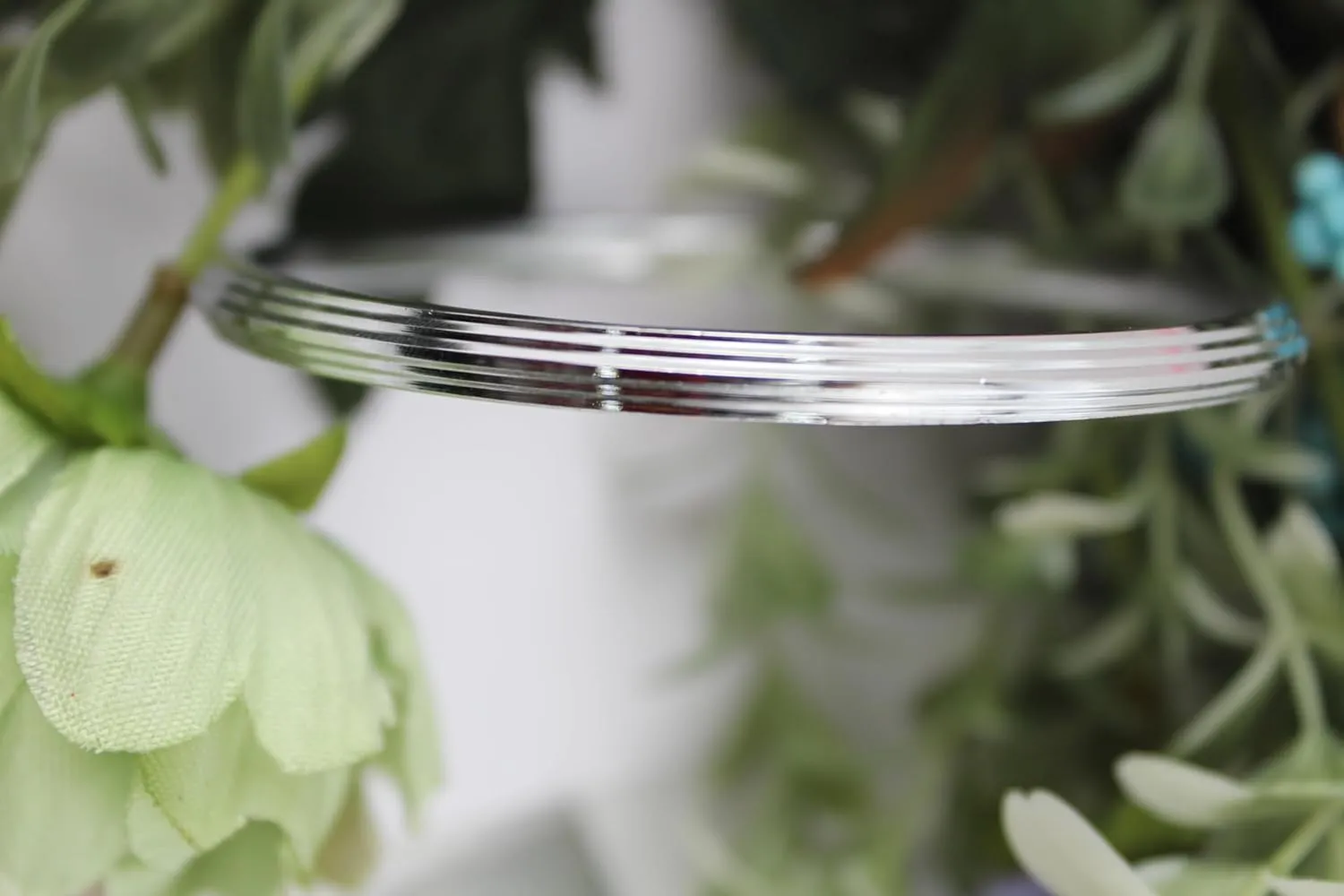 Punjabi/Sikh Steel Kada for Men Women Boys Girls Punjabi/Sikh Religious Stainless Steel Silver Link Bracelet Internal 6-8.2 cm Thickness 0.5 cm Weight-30-40 Gram