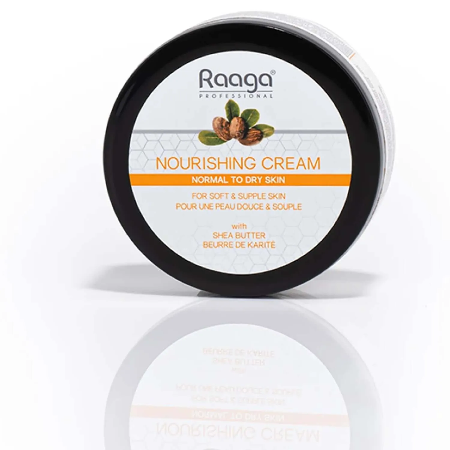 Raaga Professional Nourishing Cream with Shea Butter for Soft and Supple Skin | Non-Greasy Feel, Refreshes and Nourishes Skin | Normal to Dry Skin (50 gm)
