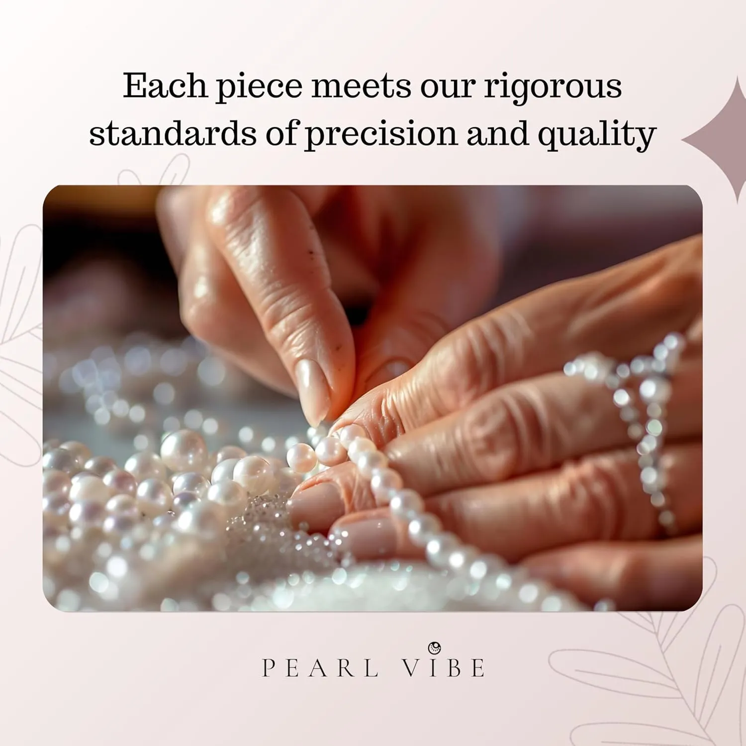 Real Pearl Necklace AAA  Quality White Freshwater Pearls Necklace for Women | 6.5-7mm Round White Pearls with 925 Sterling Silver Clasp - Pearl Gifts for Anniversary